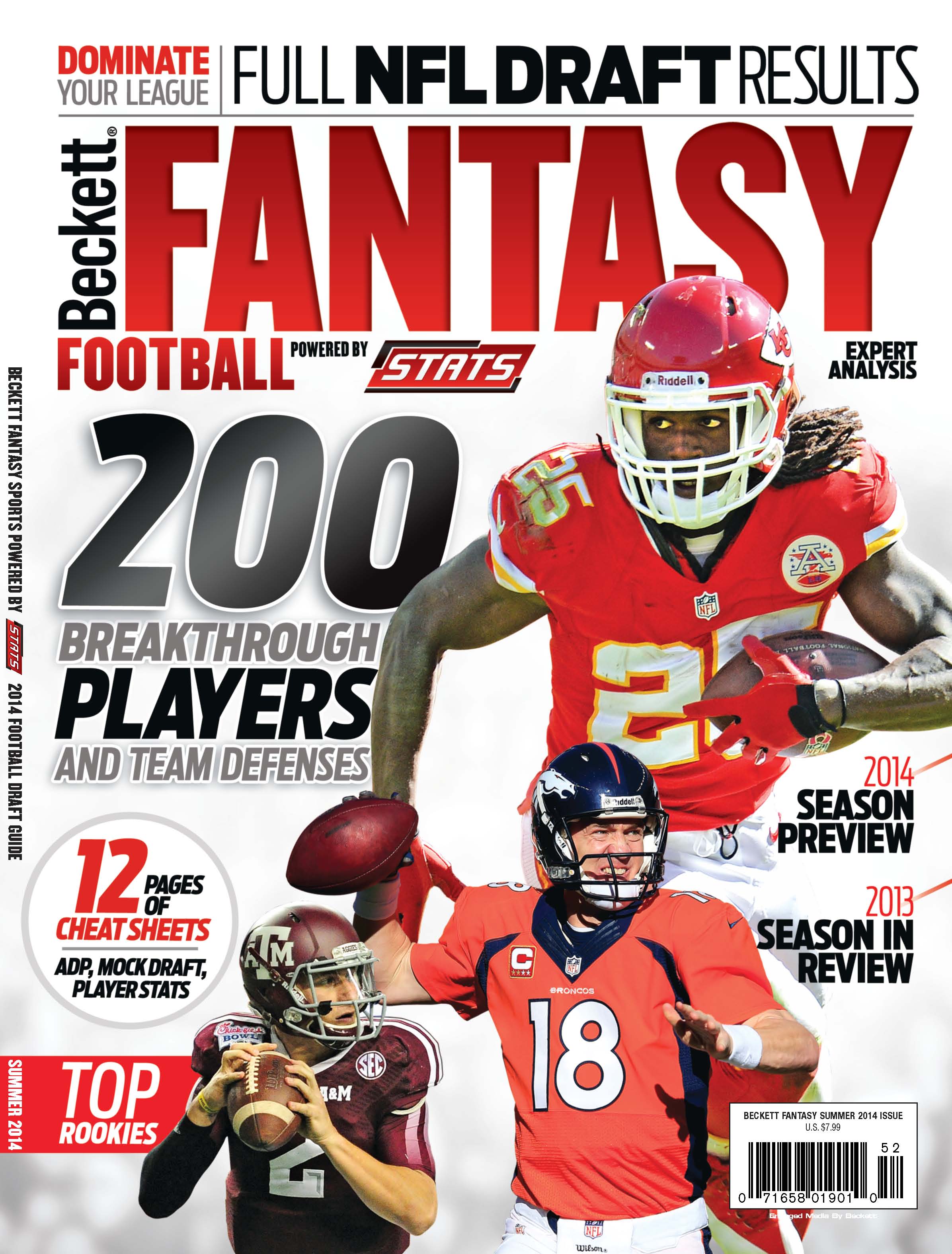 Fantasy Football Magazine Subscription Engaged Enthusiast Media by Beckett