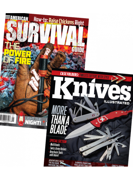 American Survival Guide and Knives Illustrated Print Combo Offer