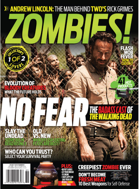 Zombies Magazine Spring 2014 Issue - Collector's Covers 1 of 2